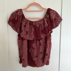 Aritzia Wilfred Promener Blouse | Size Small